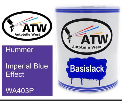 Hummer, Imperial Blue Effect, WA403P: 1L Lackdose, von ATW Autoteile West.